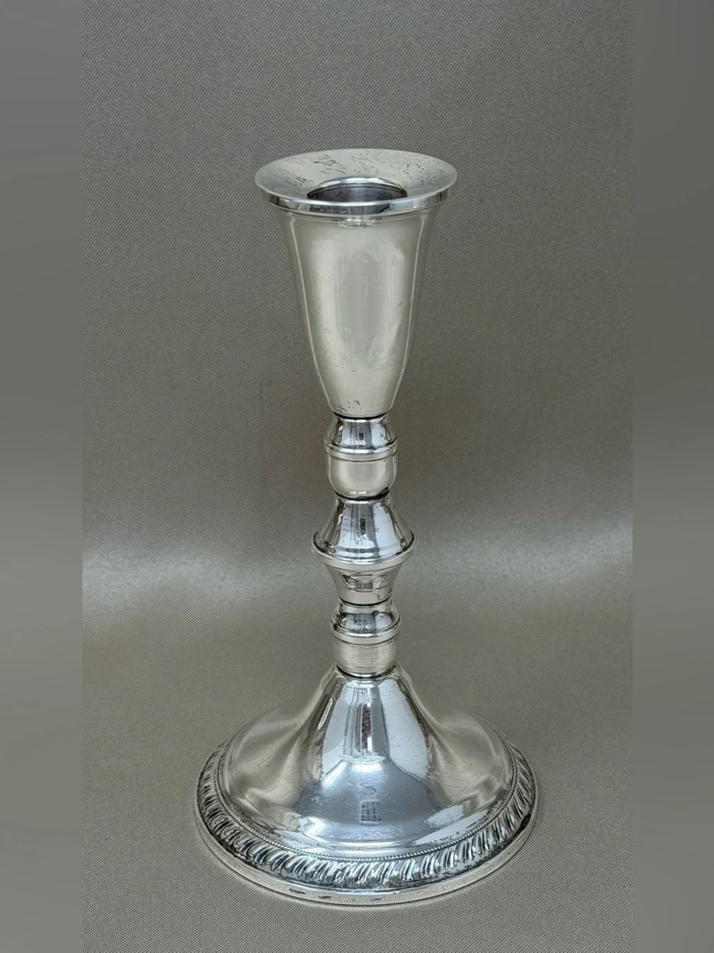 Vintage Duchin Sterling Silver Weighted 6 3/4” Candlestick MCM